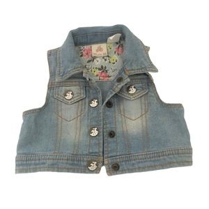 Route 66 Denim sleeveless jacket